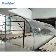 Grandview acrylic sheets factory  for 10 m long  large aquarium clear  tunnel
